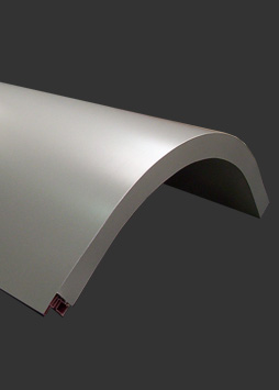 curved composite panel