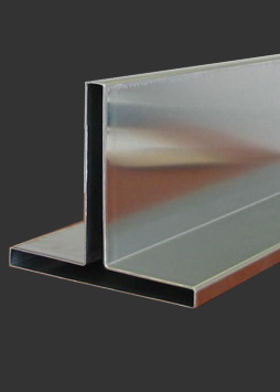 pressed aluminium tee section